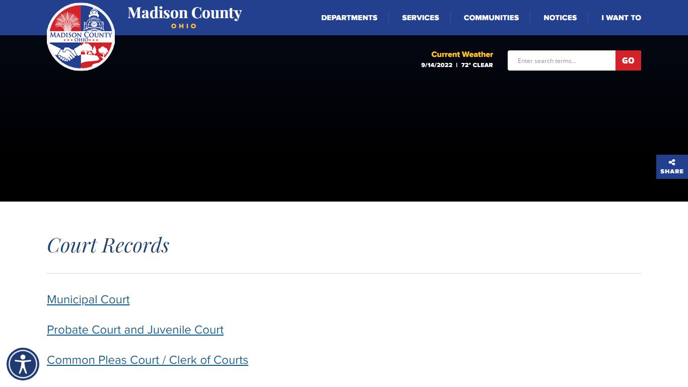 Court Records - Welcome to Madison County, OH